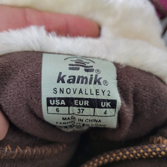 Kamik SnoValley 2 Maroon Women's Winter Boot SZ 6 - Picture 8 of 8